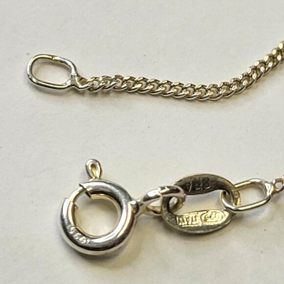 Mens 24 inch Sterling Silver Necklace, 925 Sterling Silver 24" Silver Chain - Picture 11 of 15